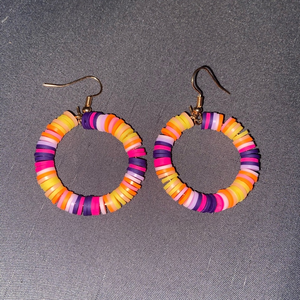 Colorful Hoop Earrings